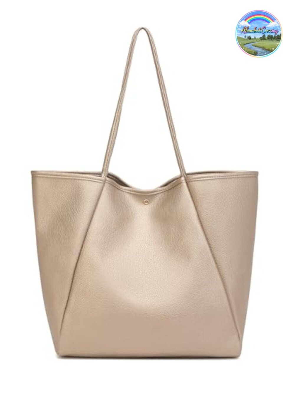 Large Leather Tote Bag Minimalist Work Handbag Office Carryall